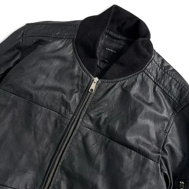 vintage leather blouson jacket