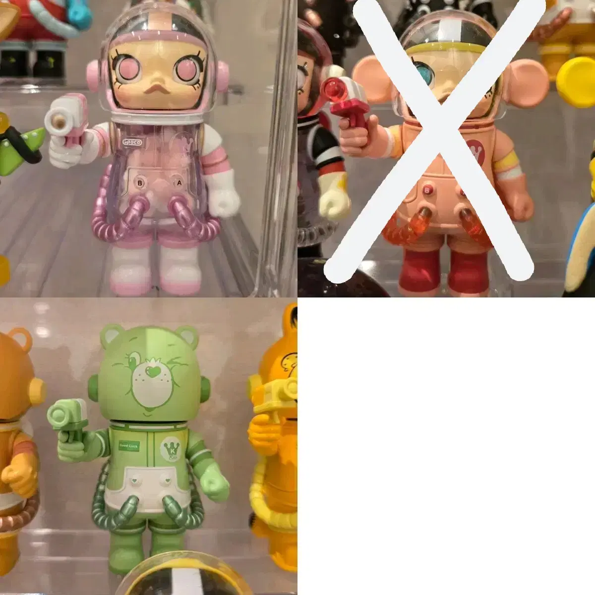 Pop Mart Korea Mega Space Molly 100% Good Luck Bear