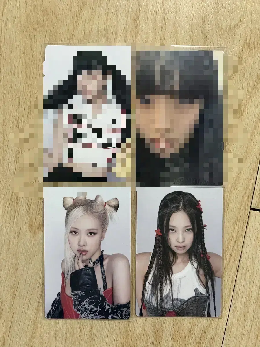 Black Pink Photo Card (Jisoo, Rose, Jennie)