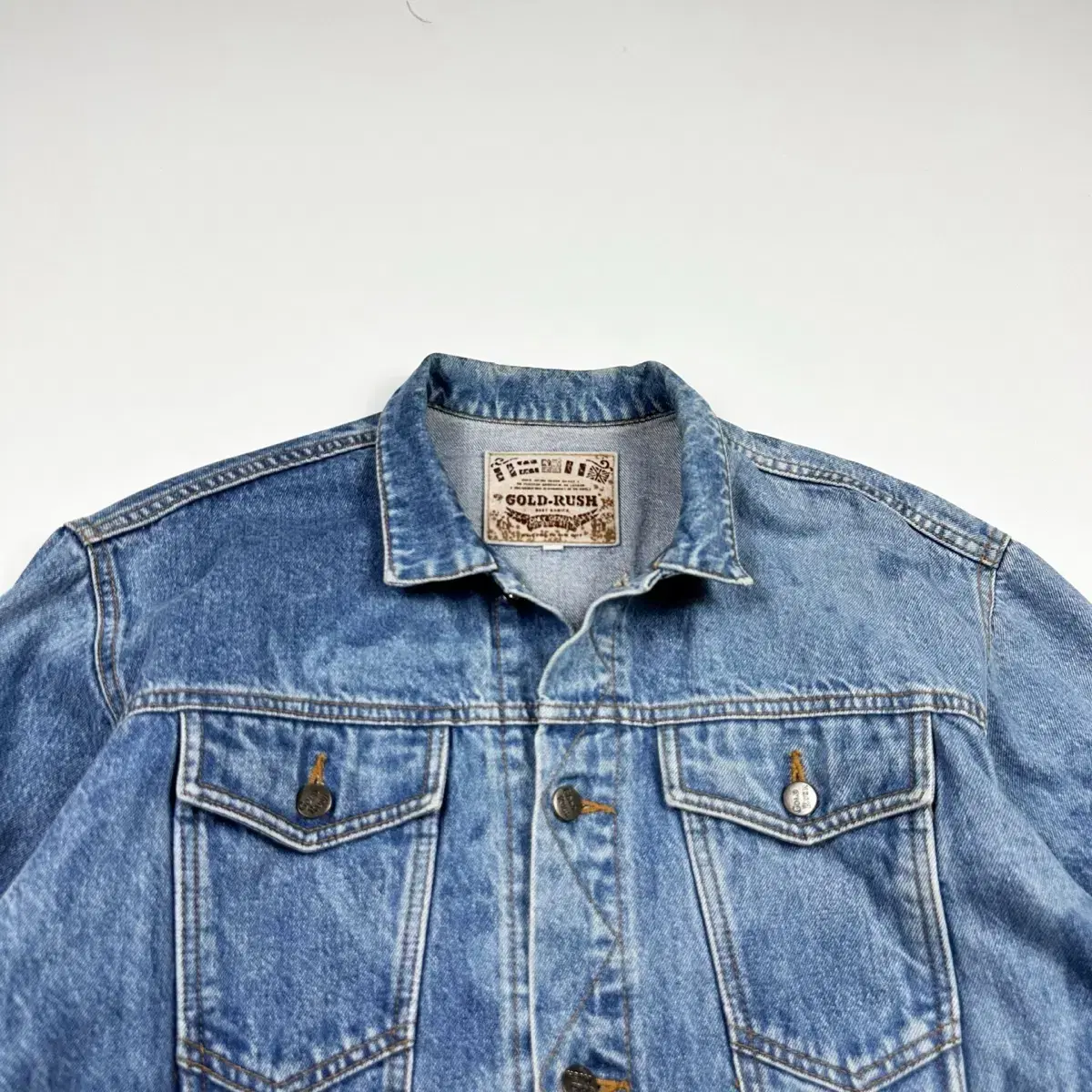 Edwin Japan Light Blue Wash Trunker Jeans Jacket (M)