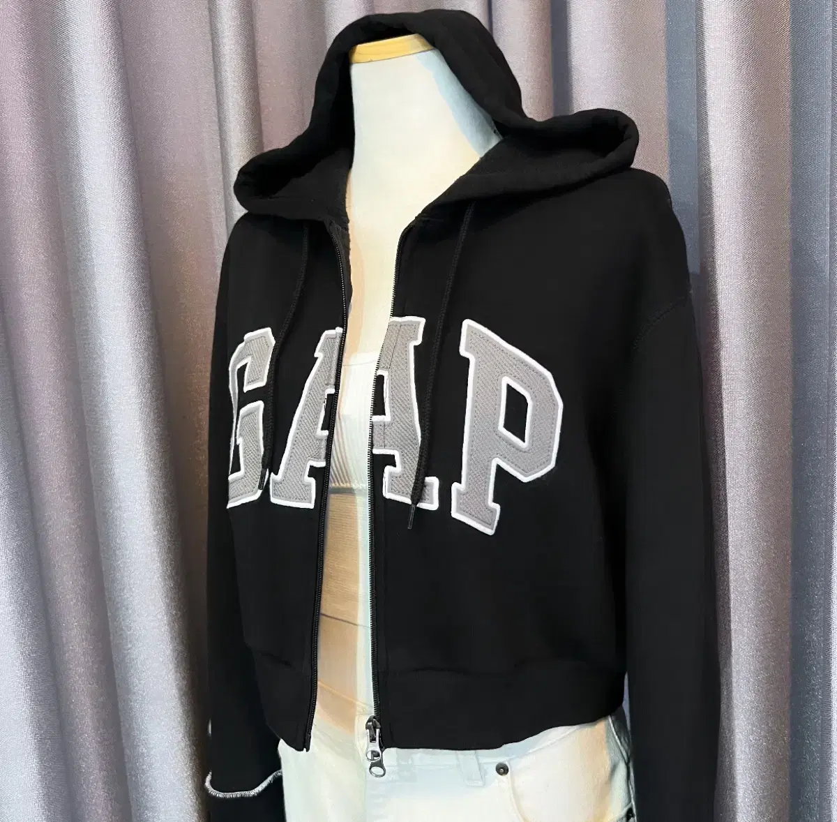 Gap Hooded Vintage Crop + Holker Remodel