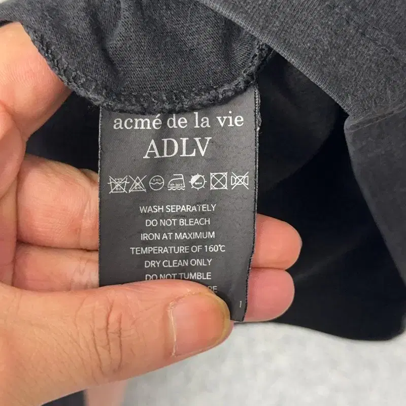 ADLV 프린팅 오버핏 반팔티