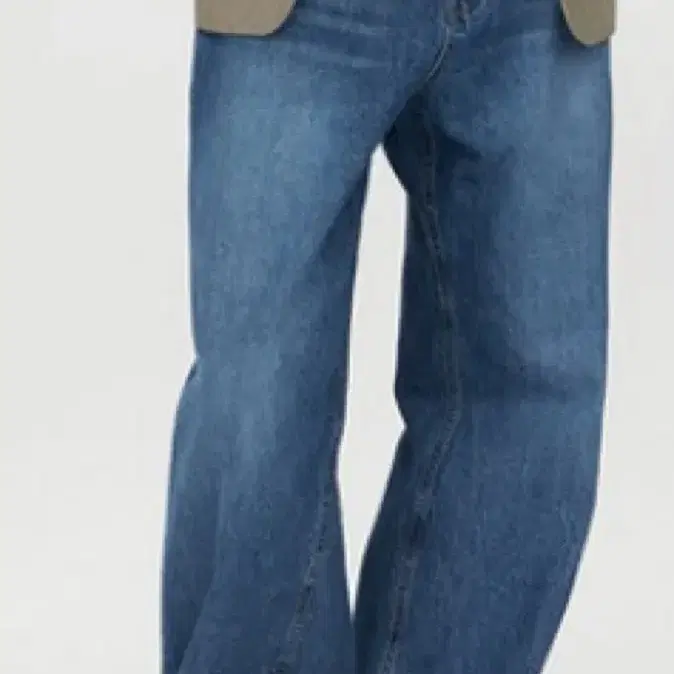 [ YOUTH ] Wide denim pants (long)