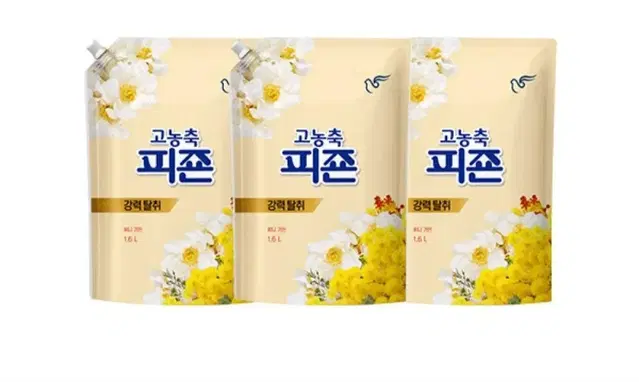 피죤섬유유연제고농축강력탈취1.6LX3개 향선택가능 6990원