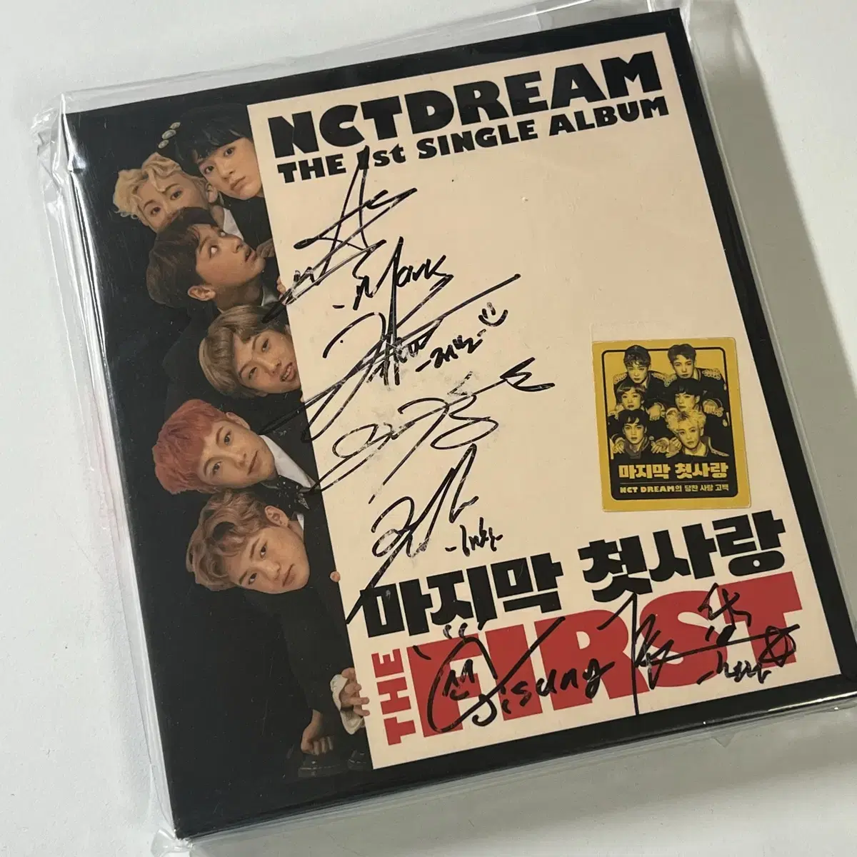 nct dream lastfirst love last signed album