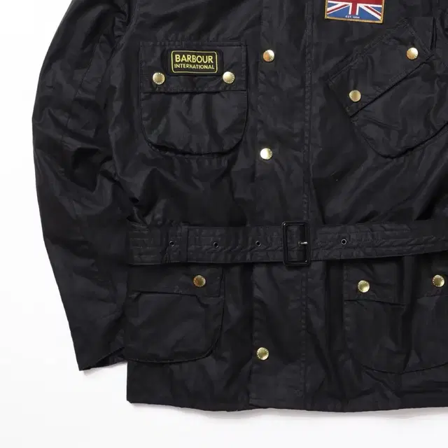 Barbour International Union Jack Waxed