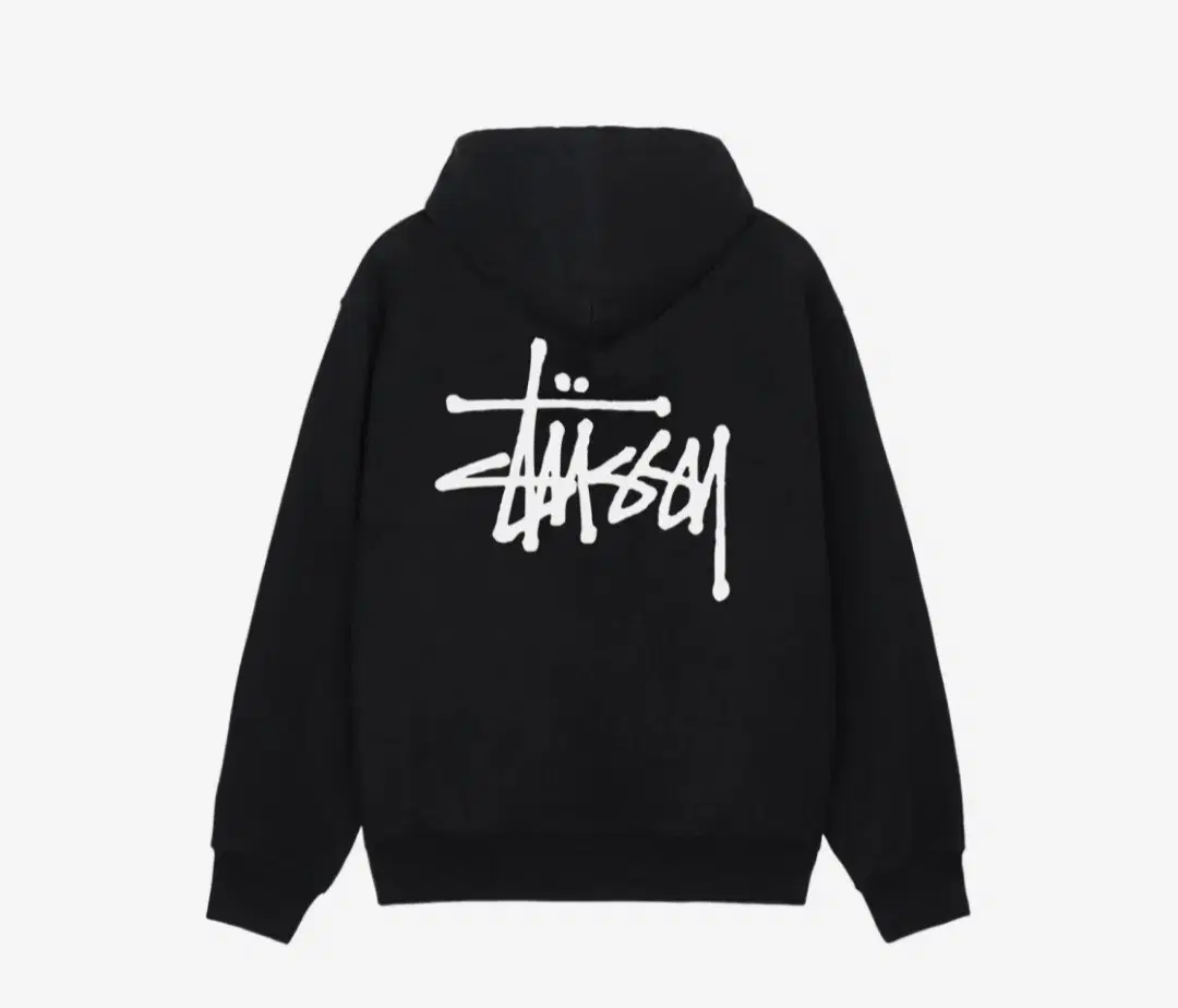 New) Stussy Basic Zip Hoodie Zip-up Black S.M.L.xL.XXL