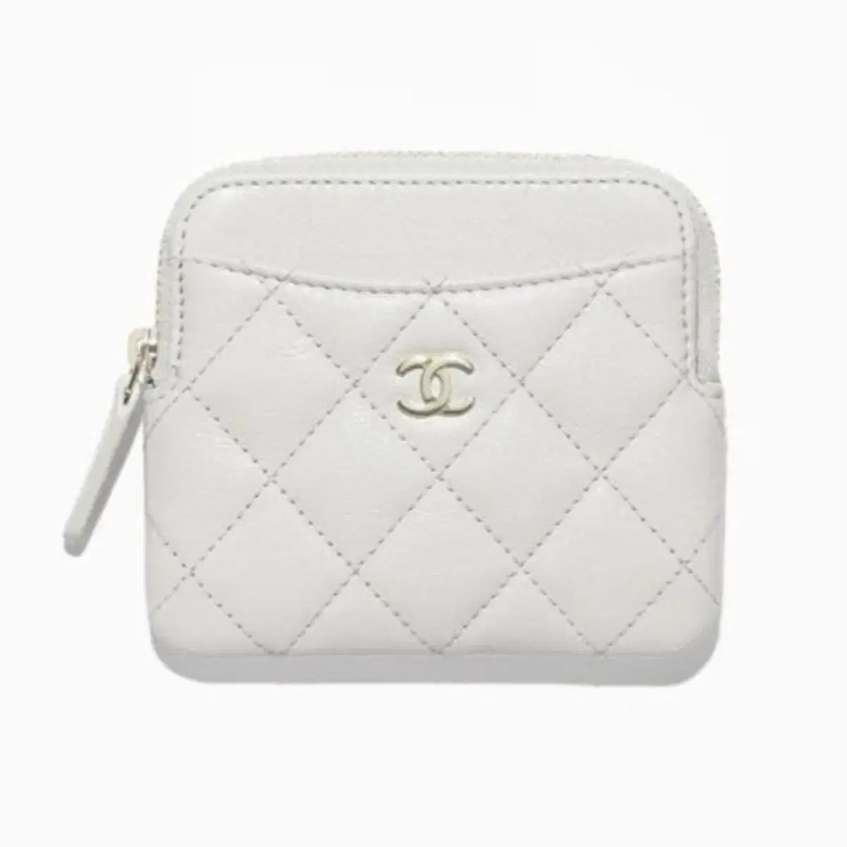 Chanel AP2061 Caviar White Cardholder Wallet