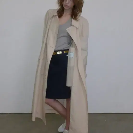 오버듀플레어 트렌치SIGNATURE OVERSIZED TRENCH