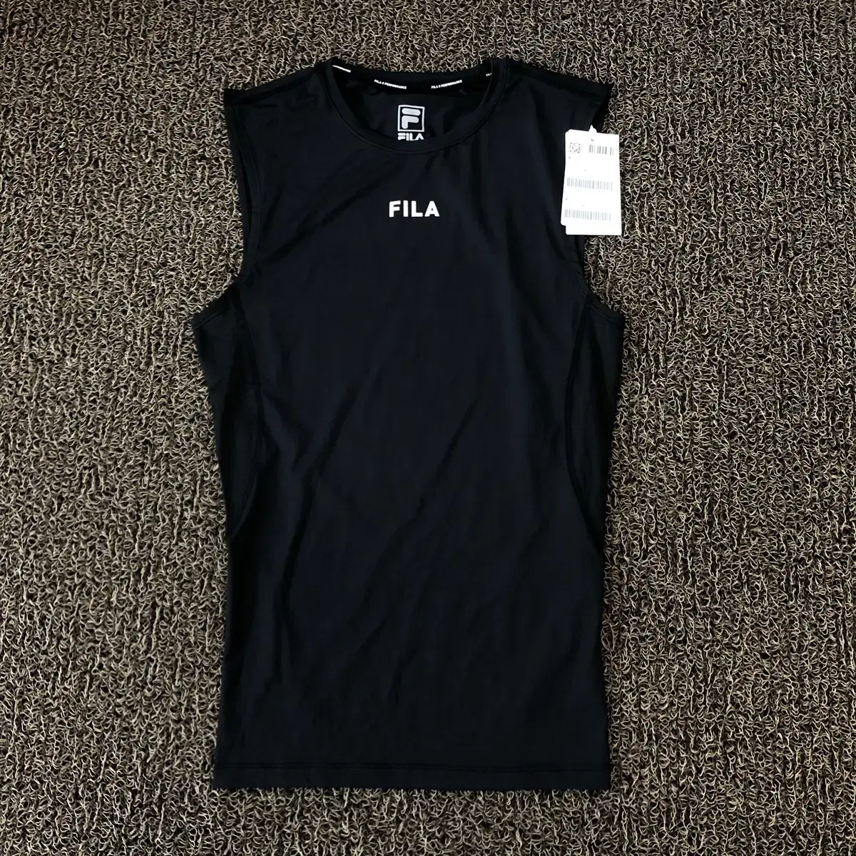 새상품 FILA 휠라 남성 기능성 쪼끼 운동복 러닝복 M