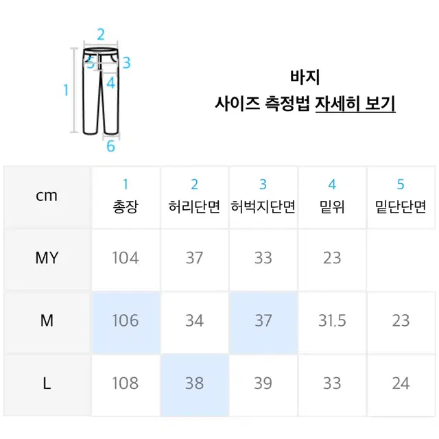 [M] 케이앤드 투턱 슬랙스 와이드 인디고 데님