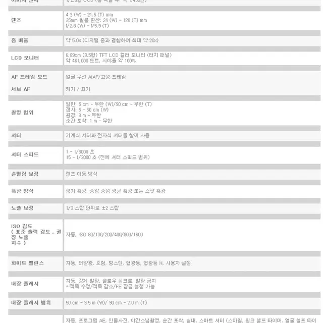 캐논 익서스 210 ixus 210 핑크 연보라 디카 풀박스