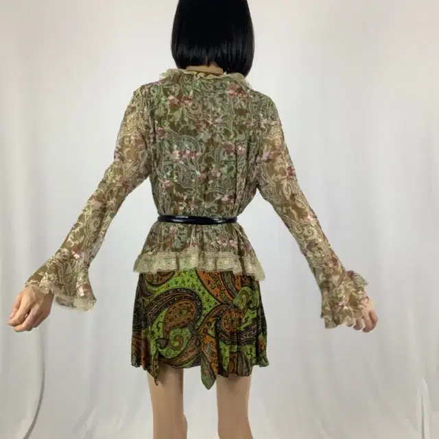 JEJE Oriental Paisley Hong Kong Dress