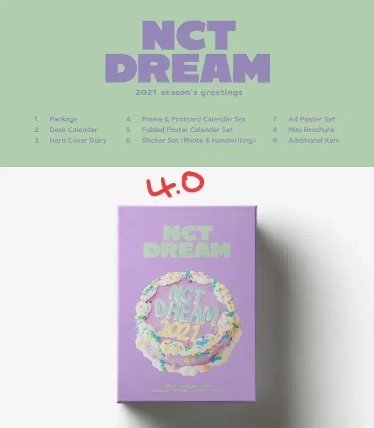 2021 nct Dream Season's Greetings sell WTS