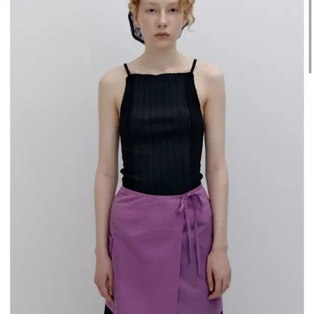 파르벵SIDE POCKET WRAP SKIRT_PURPLE