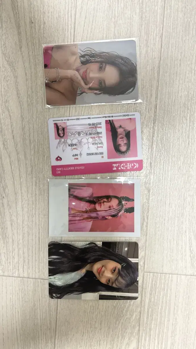 (Girls) gidles photocard sells