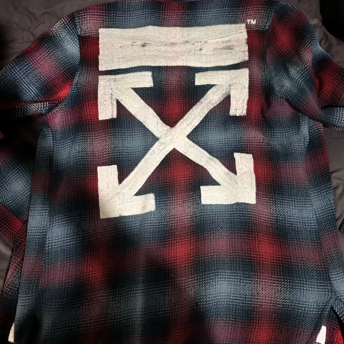 Off-White XS Flannel Shirt Early Model