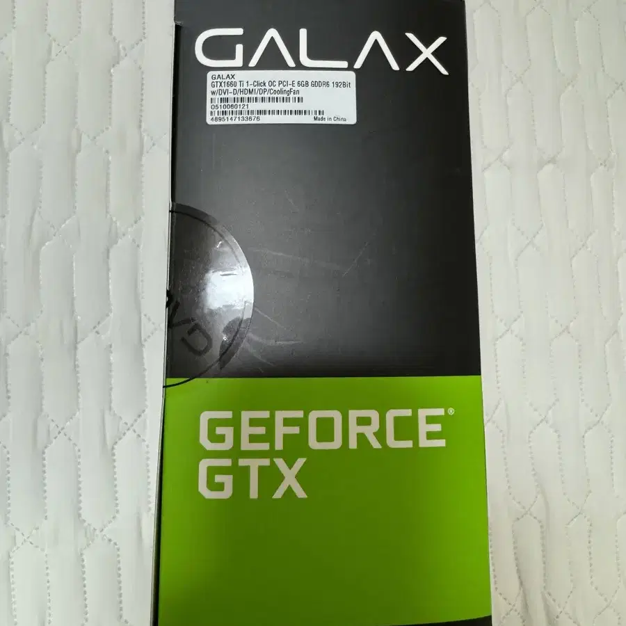 갤럭시 galax gtx 1660 ti black d 그래픽카드