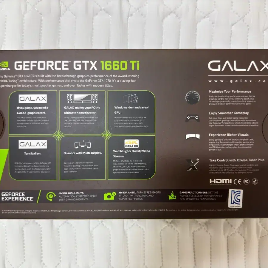 갤럭시 galax gtx 1660 ti black d 그래픽카드