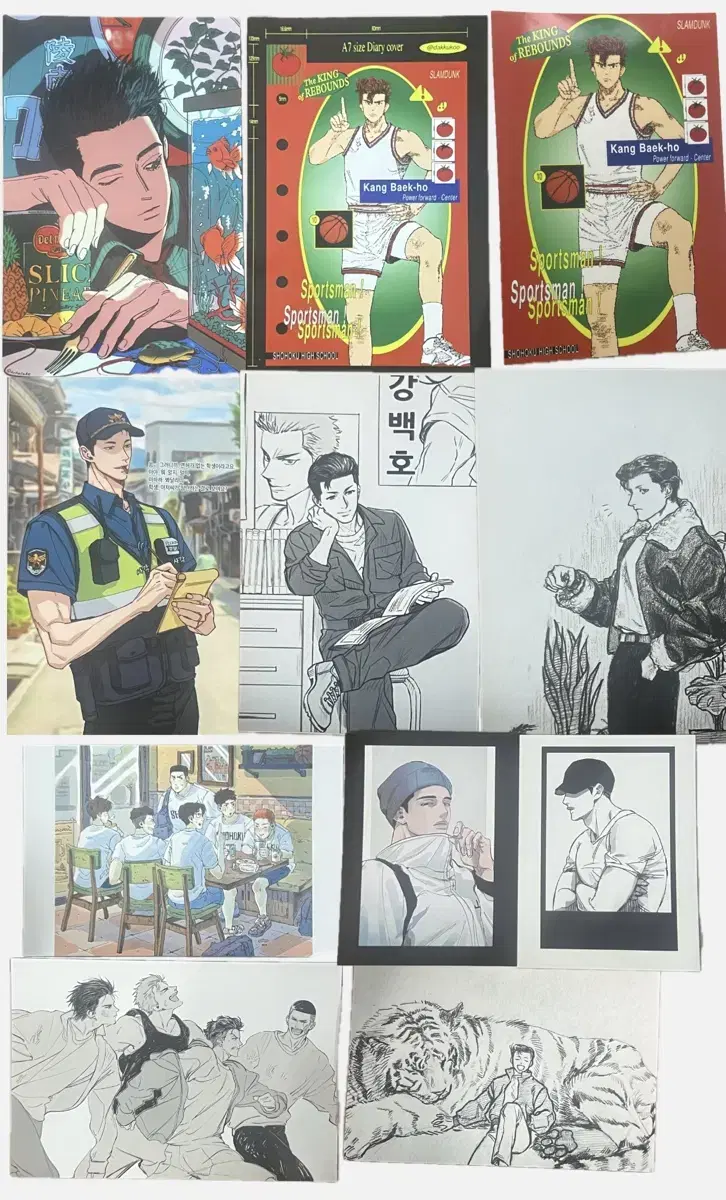 SLAM DUNK Jiryu Goods (pbak, photocard, ssamsa) bulk sells