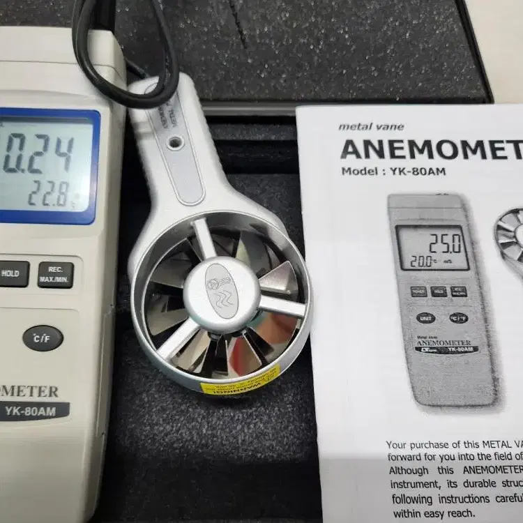 Lutron YK-80AM Anemometer 풍속계.