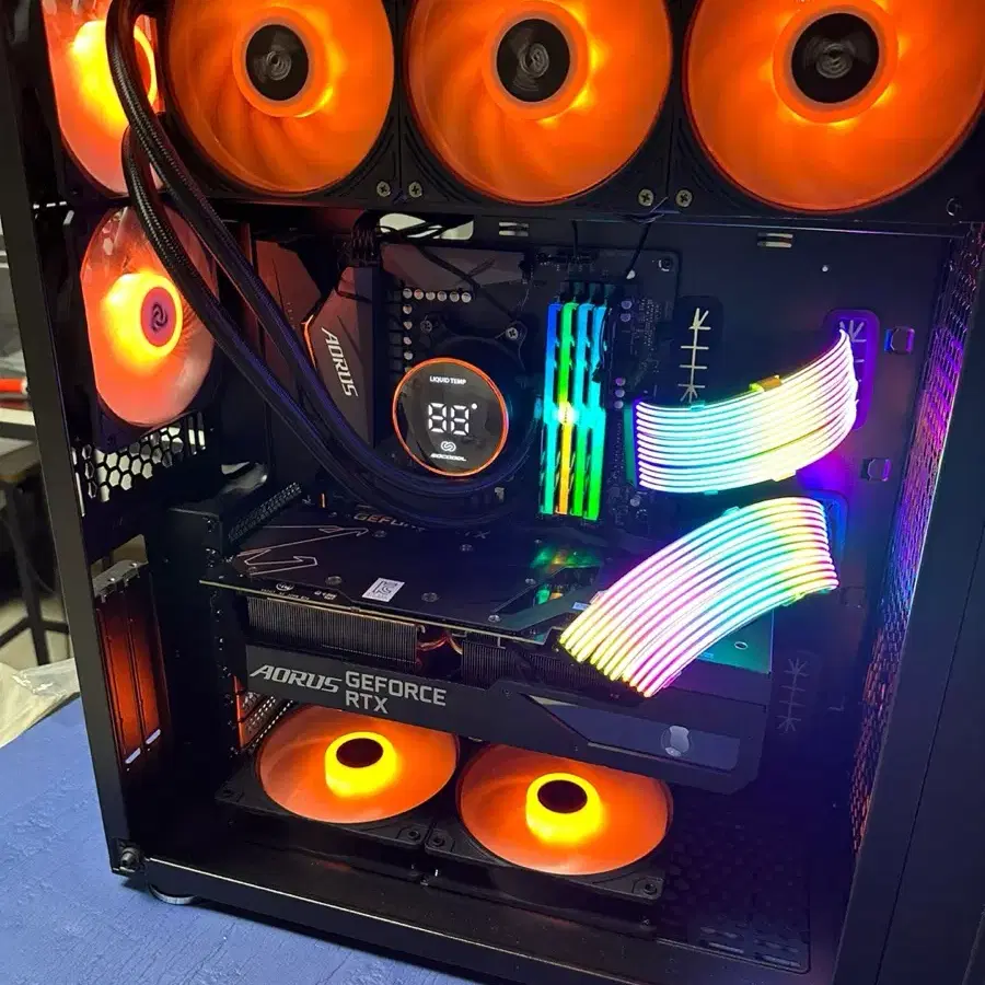 5800x rgb 그래픽카드 제외 반본체 부산 개인