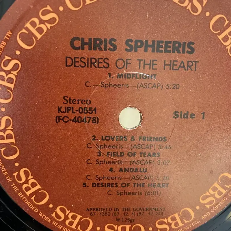 CHRIS SPHEERIS LP / AA4236