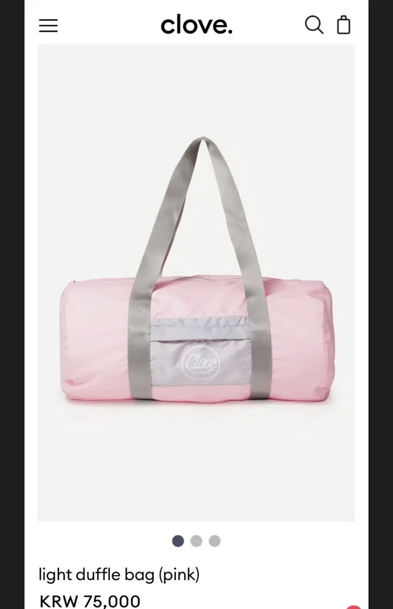 클로브 clove duffle bag