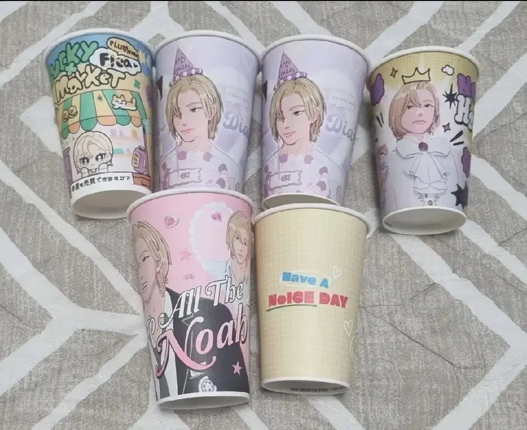 Noah's Birthday Cafe Paper Cups