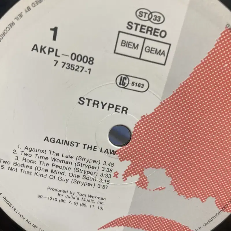 STRYPER LP / AA4256