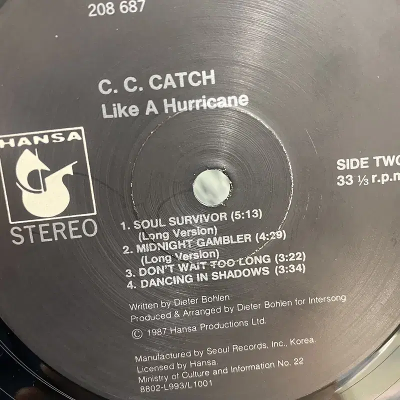 C C CATCH  LP / AA4258