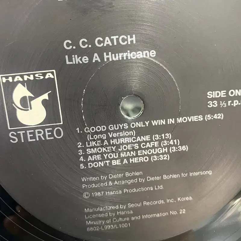 C C CATCH  LP / AA4258