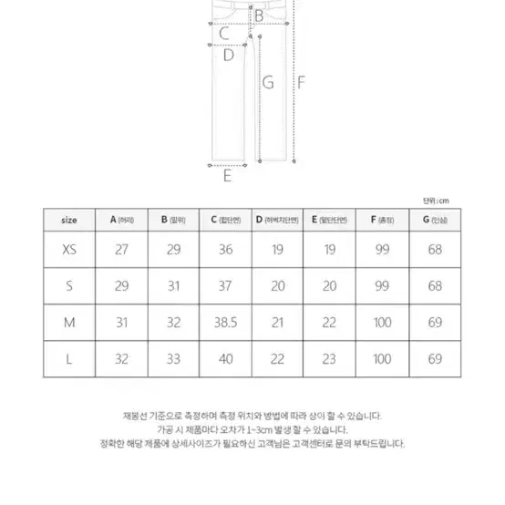 생지 데님팬츠