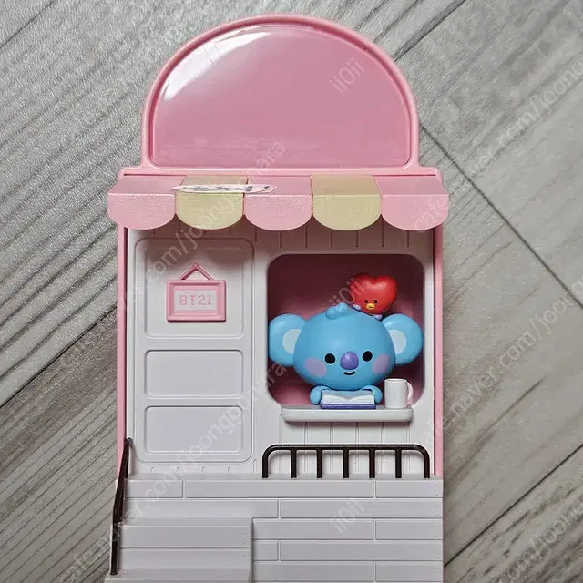 BT21 리틀버디 카페 모형 LED 시계 코야 KOYA