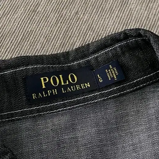 POLO 폴로 흑청셔츠 데님셔츠 105/XL