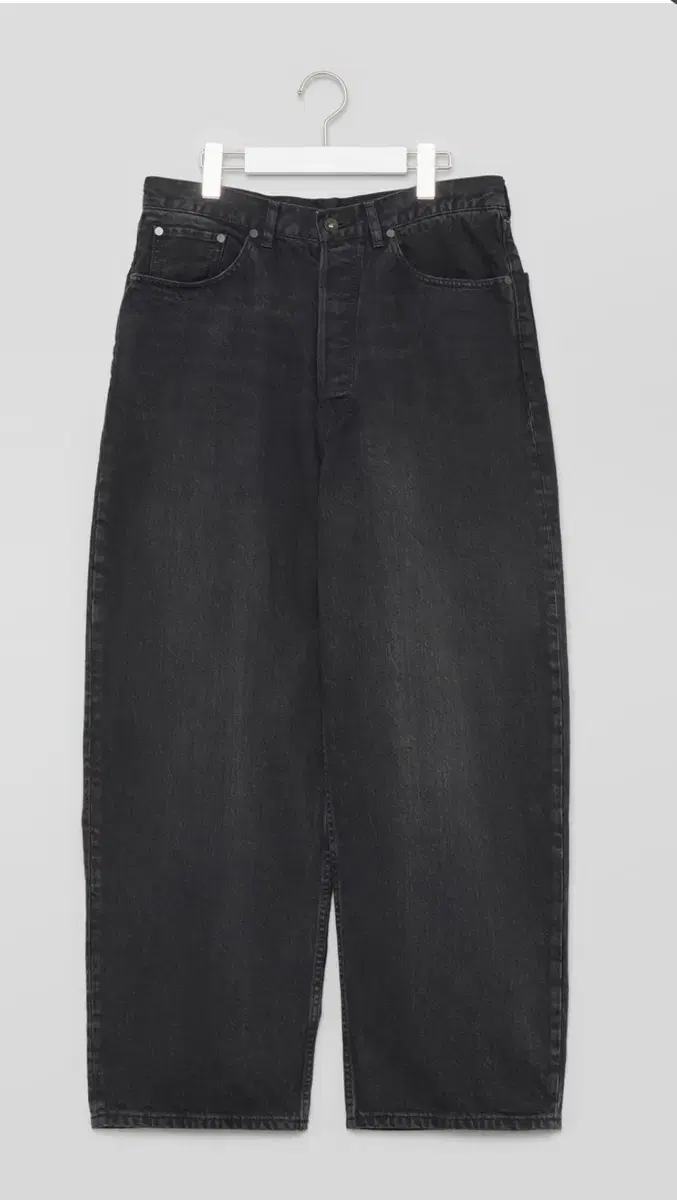 23 Years Marka Straight Fit Washed Jeans Black 1 Size For Sale