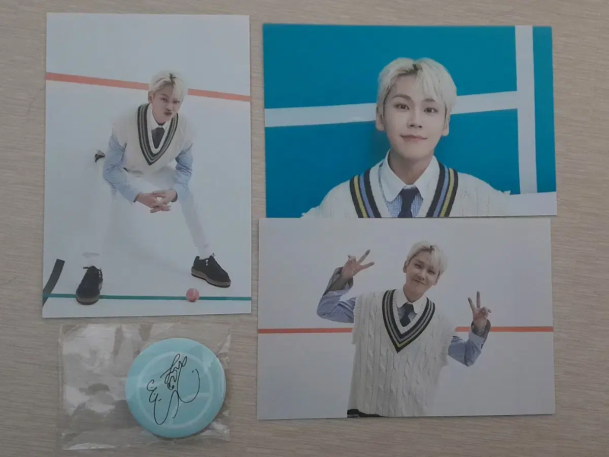 jung ilhoon postcard signature canbadge 2020시그 btob seasons greetings