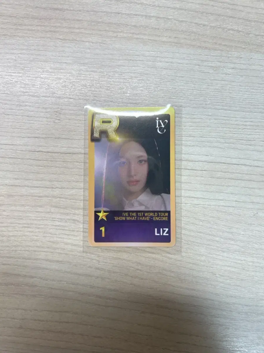 ive ancon liz shipsmissioncertification photocard wts