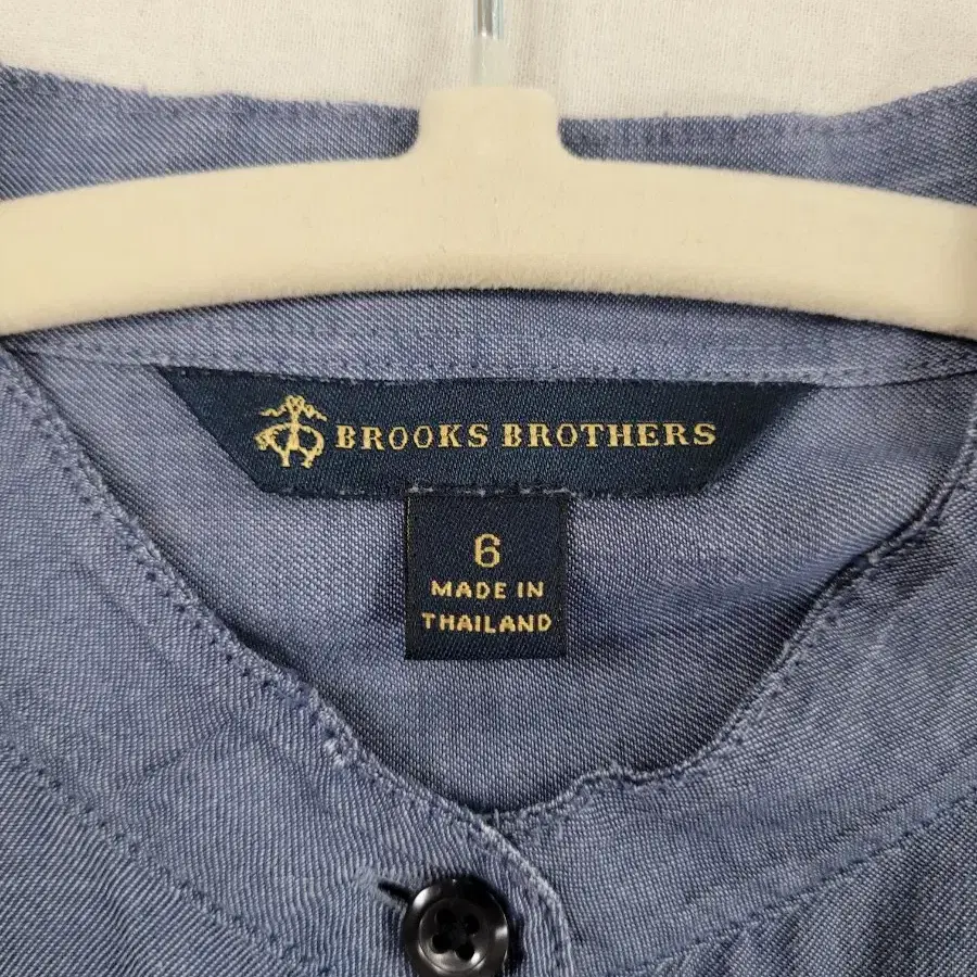 브룩스브라더스 BROOKS BROTHERS 여성 마 혼방 논카라 난방