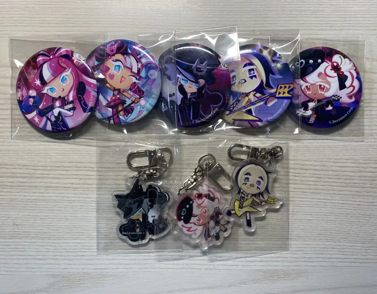 Cookie Run Kingdom Canbadge acrylic keyring WTS