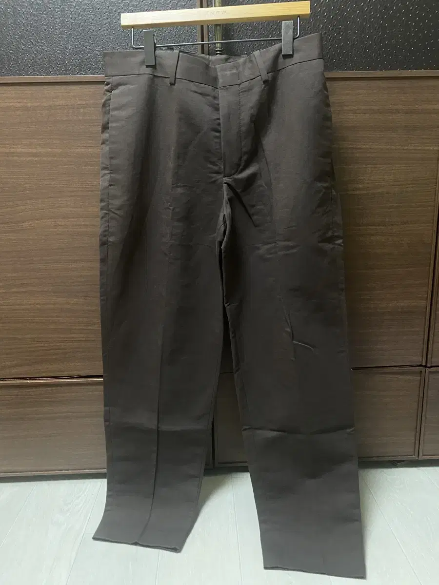 [New 46] COS COS Linen Cotton Blend Trousers Brown