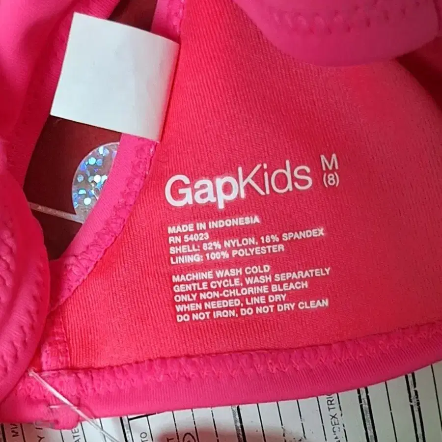 미사용 GapKids 여아용 비키니 수영복 (사이즈 줄자사진 참고하시길)