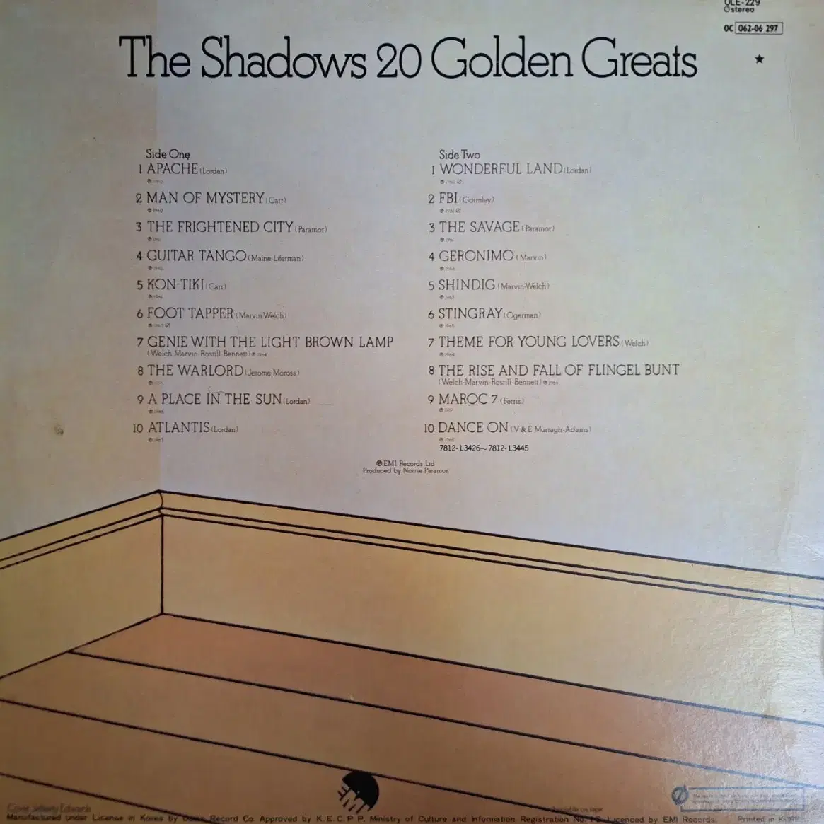 The Shadows 20 Golden Greats LP