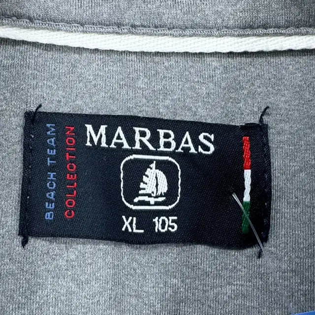 MARBAS 마르바스 반팔 카라 티셔츠 (105 size / GRAY)