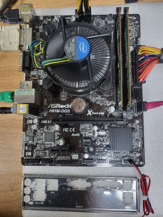 ASROCK H81M-DGS+I5 4590+8G+쿨러