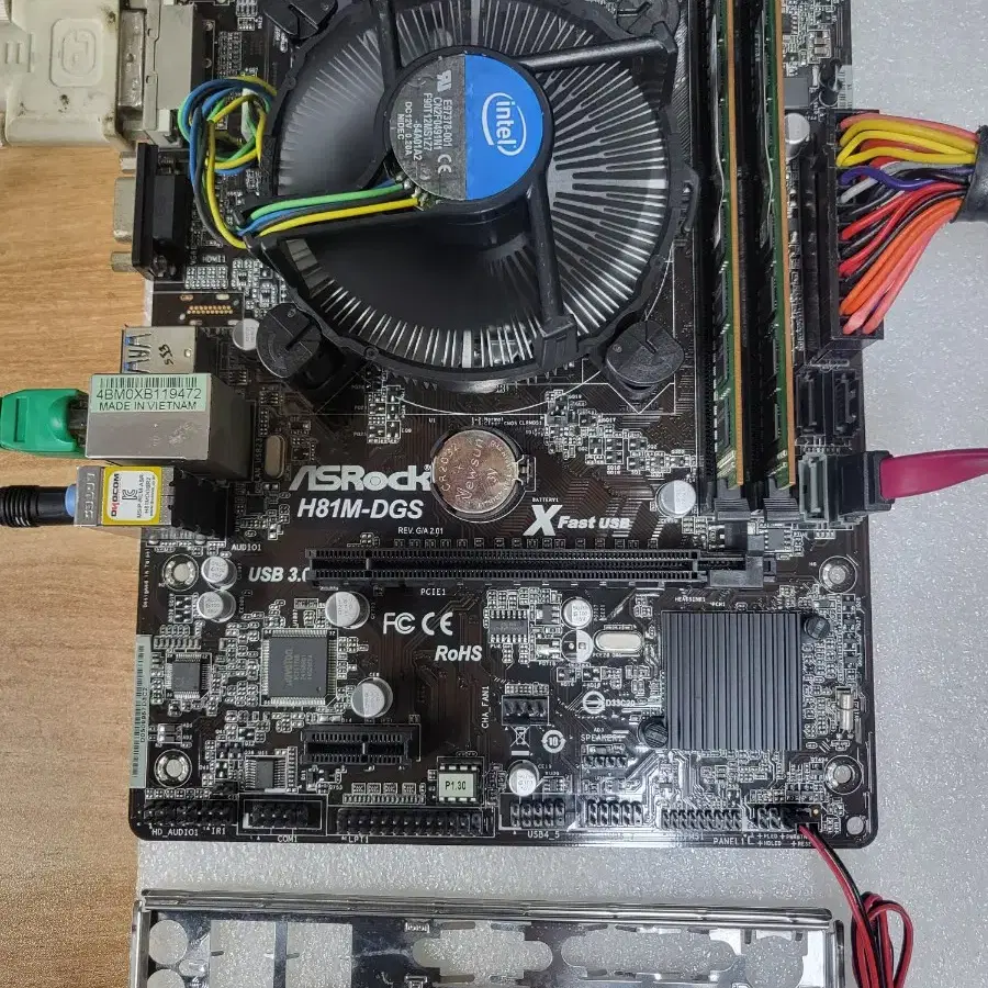 ASROCK H81M-DGS+I5 4590+8G+쿨러