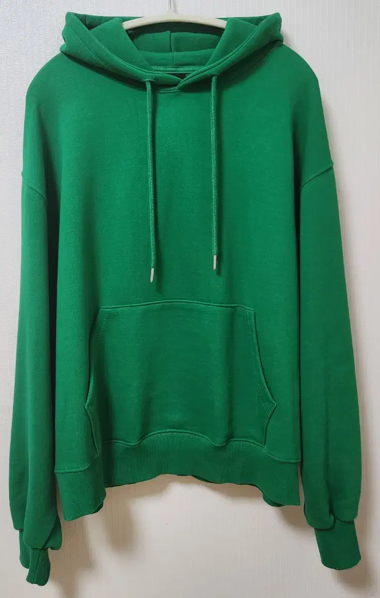 Mio Mio Peachskin Balloon Over Hoodie Green