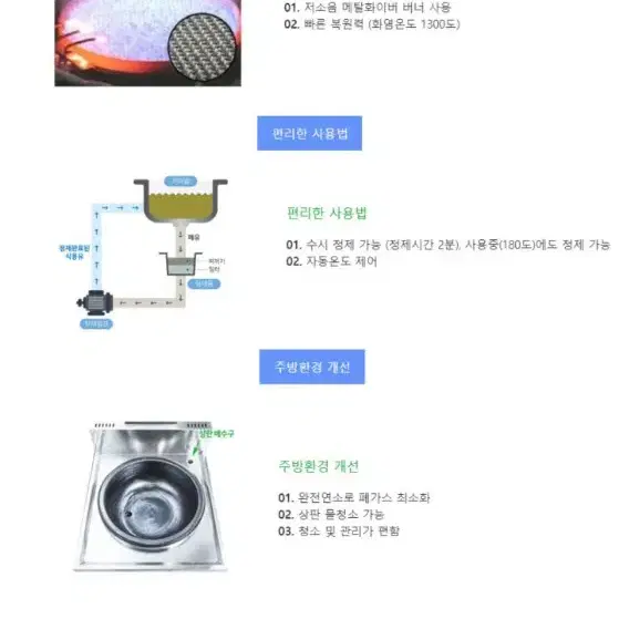 나인코 가마솥 튀김기 정제기 일체형