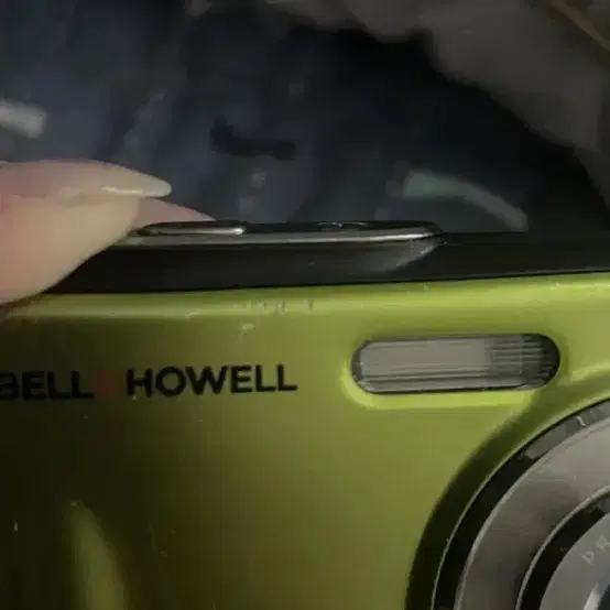 디카 ( 벨 앤 호웰 wp10 ) Bell&Howell 연두색 카메라