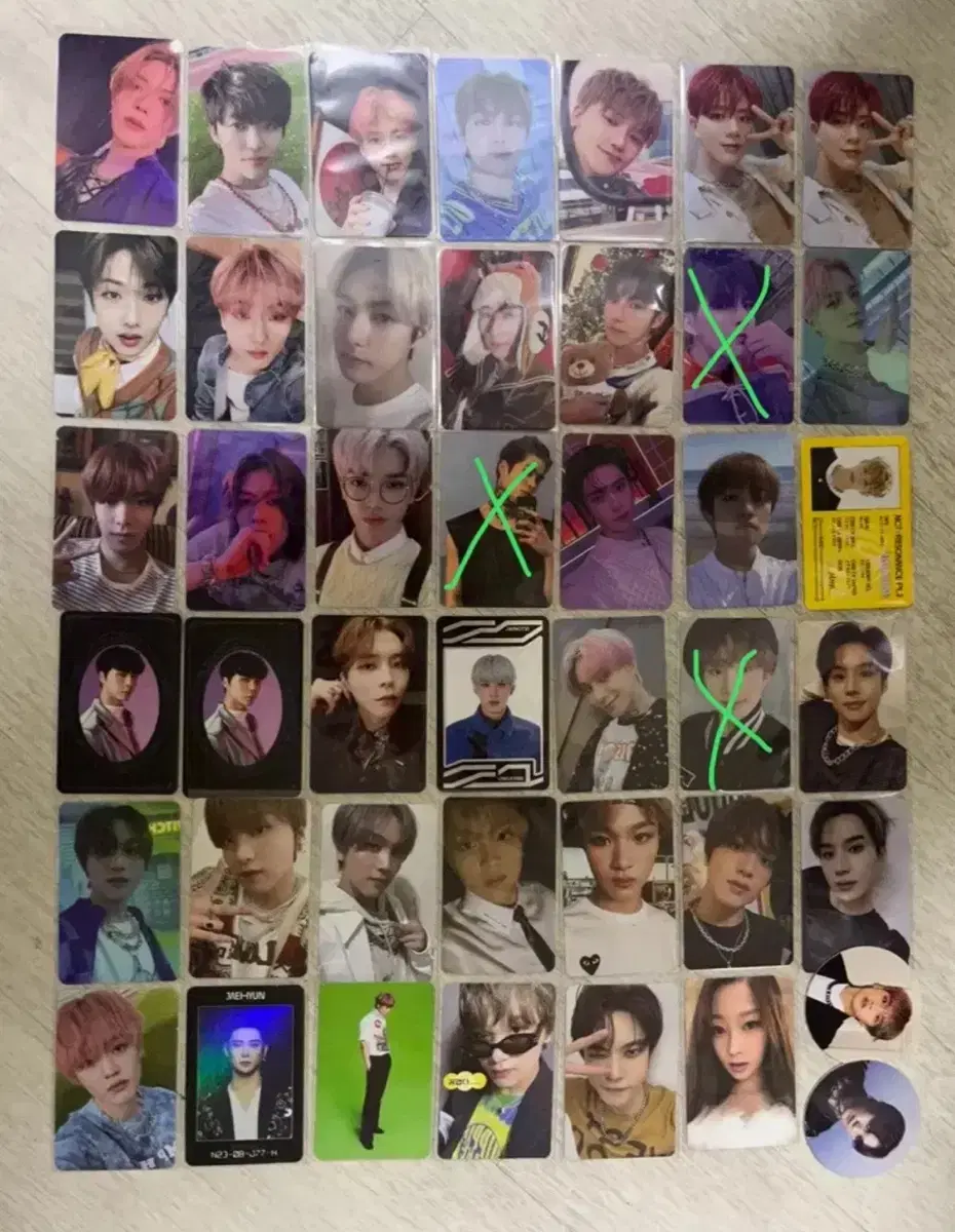 NCT photocard 1500 won per piece Dumb bomb disposal purpose